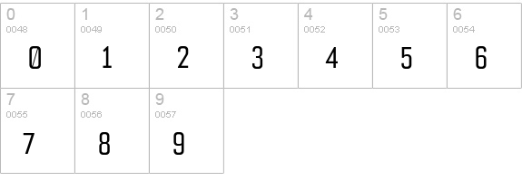 Bourgeois BookCond numbers 0-9 preview