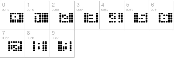 BOX numbers 0-9 preview
