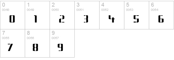Braeside Lumberboy numbers 0-9 preview