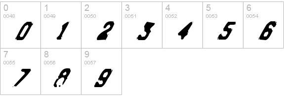 Brain Stew numbers 0-9 preview
