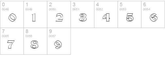 Brandywine-Hollow-Extended Normal numbers 0-9 preview