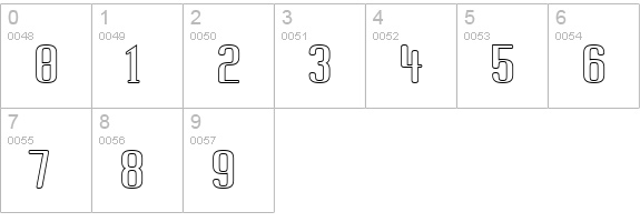 Brassiere Seethru numbers 0-9 preview