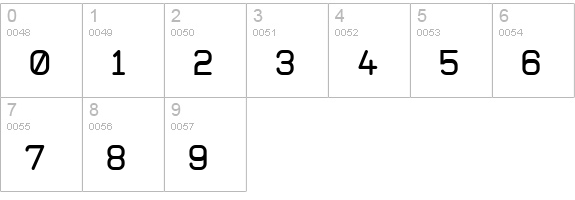 Brave New Era G98 numbers 0-9 preview