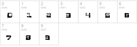 bread numbers 0-9 preview