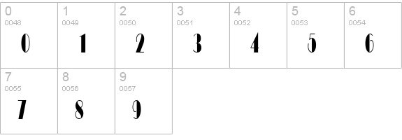 BroadwayComD numbers 0-9 preview