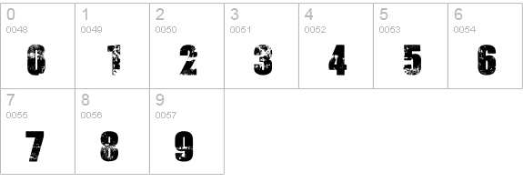Broken Detroit numbers 0-9 preview