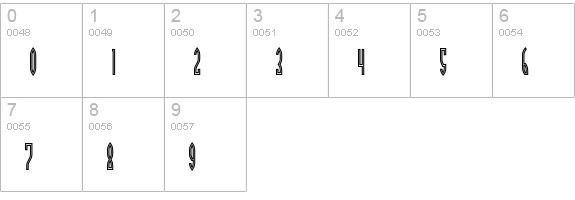 Bromide numbers 0-9 preview