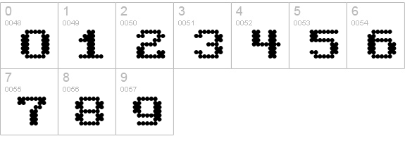 BubbleBath numbers 0-9 preview