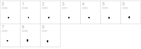 Bunny Alphabet numbers 0-9 preview