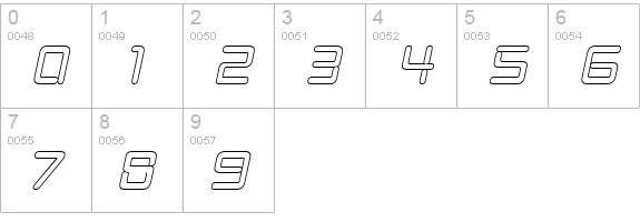 Burger Joint Neon It. Open JL numbers 0-9 preview