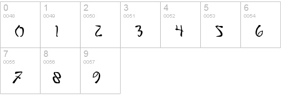 Bushido numbers 0-9 preview