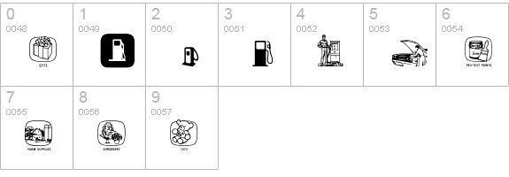 BusinessServicesP01 numbers 0-9 preview