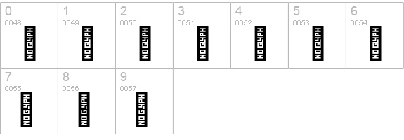 Busten numbers 0-9 preview