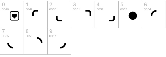 ButtonBonus-RoundedPositive numbers 0-9 preview