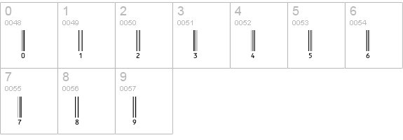 C39HrP48DhTt numbers 0-9 preview