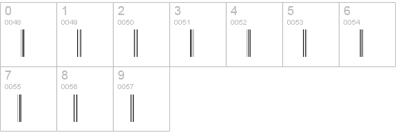 C39P48DhTt numbers 0-9 preview