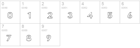 Cacophony Out Loud numbers 0-9 preview