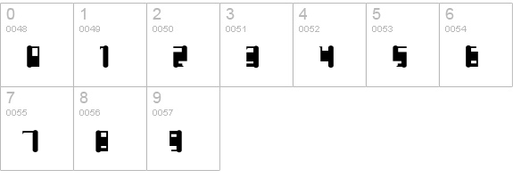 CactusPatch numbers 0-9 preview