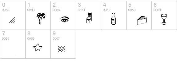 Cairo Medium numbers 0-9 preview