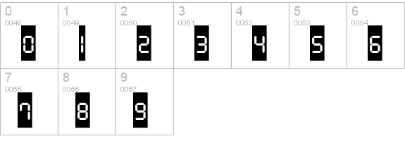 CalculusCameo numbers 0-9 preview