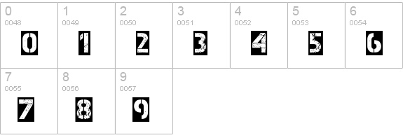 Capture it numbers 0-9 preview