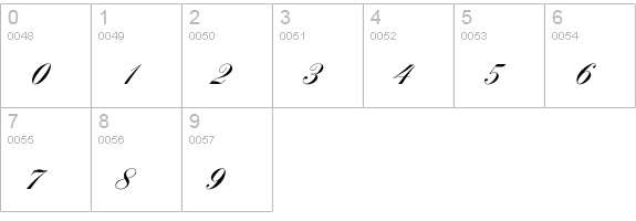 Caravelle numbers 0-9 preview