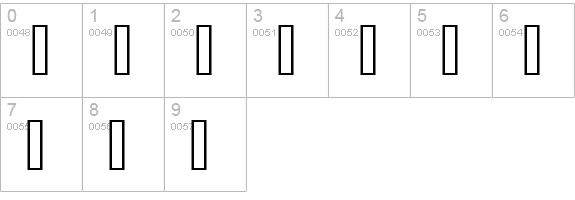 Carmen CapsOutside numbers 0-9 preview