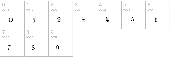 Carol numbers 0-9 preview