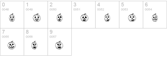 Carver Jack BTN numbers 0-9 preview
