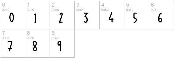 Casual Friday numbers 0-9 preview