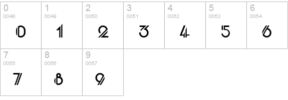 CentreClaws numbers 0-9 preview