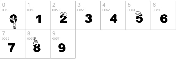 CF Tuques Regular numbers 0-9 preview
