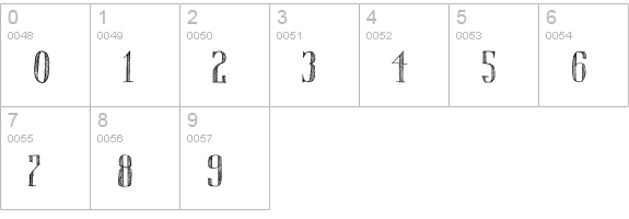 Chameleon Sketch Hatch numbers 0-9 preview