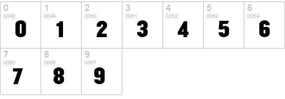 Champion-HTF-Middleweight numbers 0-9 preview