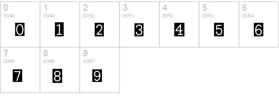 Cheddar Salad BTN Cameo SqRev numbers 0-9 preview