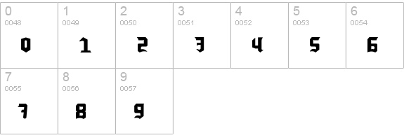 Chello Playah numbers 0-9 preview