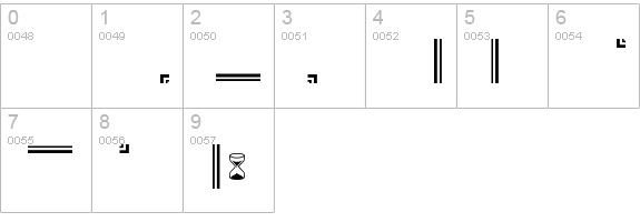 Chess Alpha numbers 0-9 preview