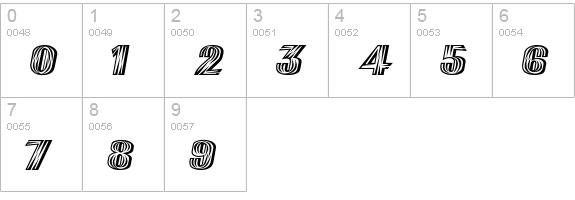 ChiliPepper numbers 0-9 preview