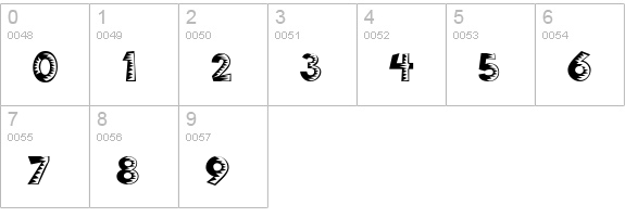 Chorizo numbers 0-9 preview