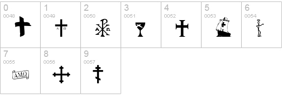 Christendom numbers 0-9 preview