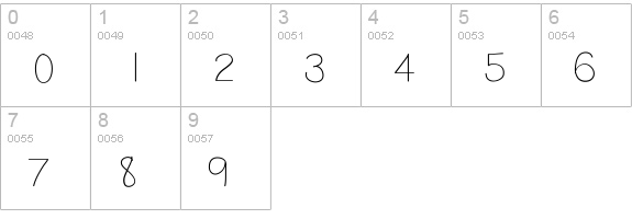 ChristmasEve numbers 0-9 preview