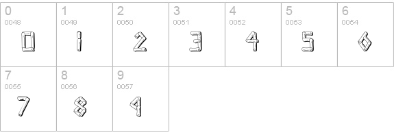 CK Bamboo numbers 0-9 preview