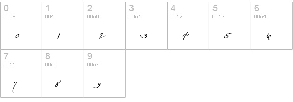 CK Bella numbers 0-9 preview