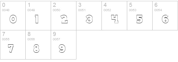 CK Big Boy numbers 0-9 preview