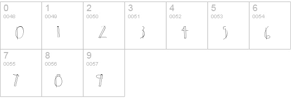 CK Breeze numbers 0-9 preview