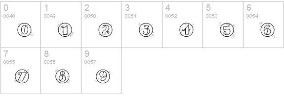 CK Bubbles numbers 0-9 preview