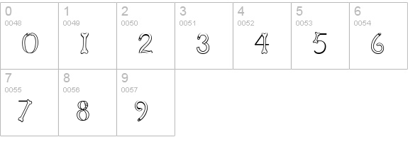 CK Cats & Dogs numbers 0-9 preview