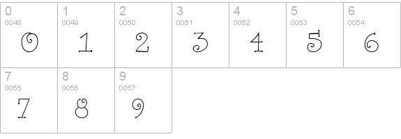 CK Chick numbers 0-9 preview