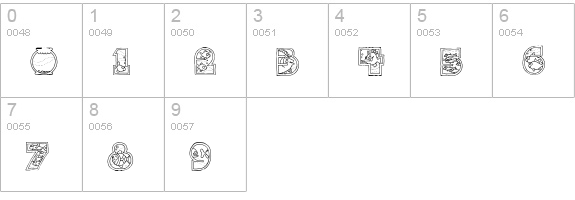 CK Fish Fun numbers 0-9 preview