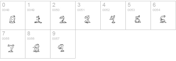 CK Foamy numbers 0-9 preview